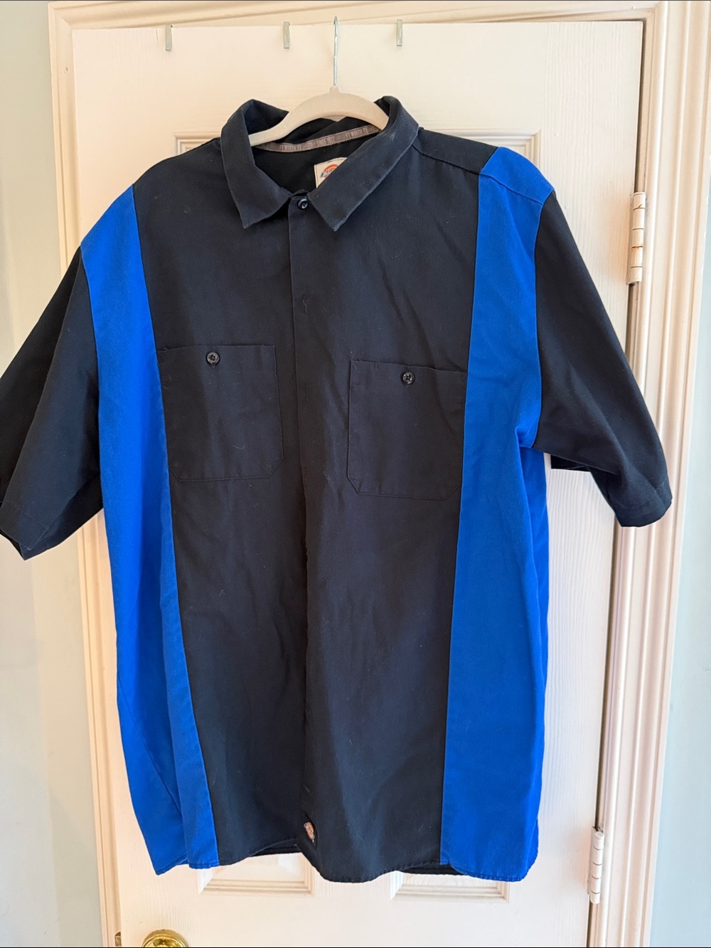 Dickies Black Shirt with Red and Yellow Logo Patch